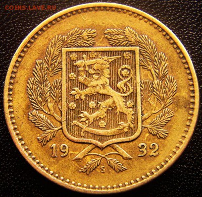 Финляндия_10 марок 1932; до 11.10_22.09мск - 12487