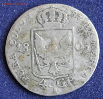 С 1 руб. ПРУССИЯ 4 гроша  1805г. до 17.10 в 22-00 - IMG_3279.JPG