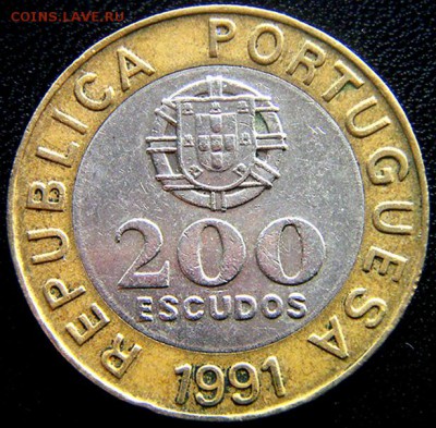 Португалия_200 эскудо 1991 "Гарсиа де Орта"; до 11.10_22.33м - 11156