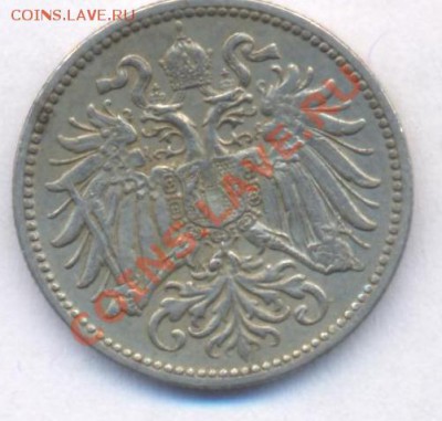 Австрия 10 геллеров.1910 г.До 18.12.10 г.20-00 МСК. - Австрия 10 10.1