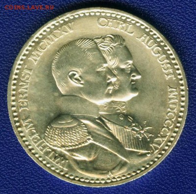 SACHSEN-WEIMAR-EISENACH  3 марки 1915 - image-29697