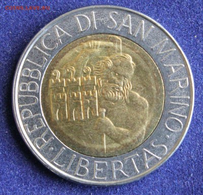 С 1 руб.  БМ САН МАРИНО 500 лир 1996г.РЕЗЧИК  до 18.10 в 22 - IMG_3210.JPG