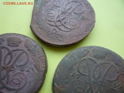 5 копеек 1758,59,61 гг до 16.10.2016 - 04