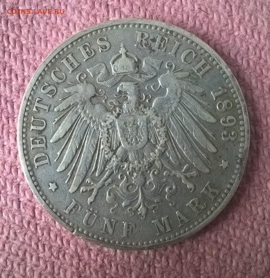SACHSEN-WEIMAR-EISENACH  3 марки 1915 - WP_20160523_15_40_44_Pro
