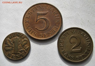 ЭСТОНИЯ 1 сент 1929, 2 сенти 1934, 5 сенти 1931. 18.10.2016. - 024.JPG