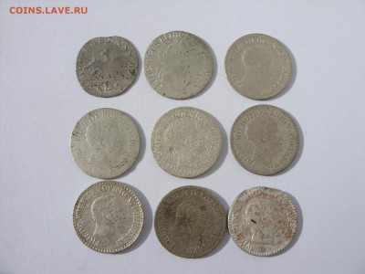 9 серебряных монет Германии. 1772-1871. - Аук серебро Германии - 2.JPG