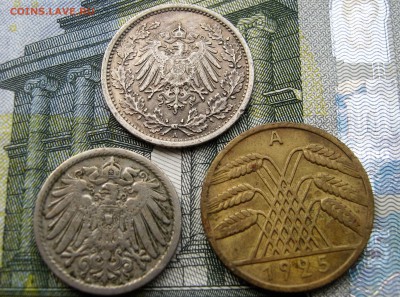 2 марки 1918 серебро + БОНУС 2 монеты. 19.10.2016 - 026.JPG