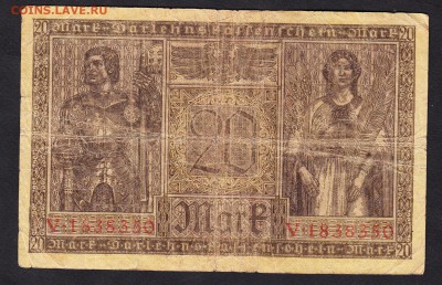 Германия 1918 20м до 16 10 - 249а