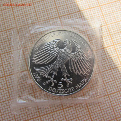 ФРГ 5 марок 1974 300л со смерти Ганса Гриммельсгаузена - IMG_8424.JPG
