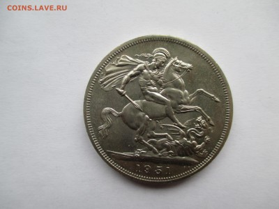 АНГЛИЯ 1951 ФЕСТИВАЛЬНАЯ КРОНА - IMG_0045.JPG