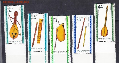 Болгария 1982 музыкальные инструменты - 62