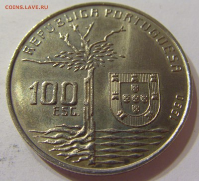 100 эскудо 1990 независимость Португалия 21.10.2016 22:00 МС - CIMG9155.JPG