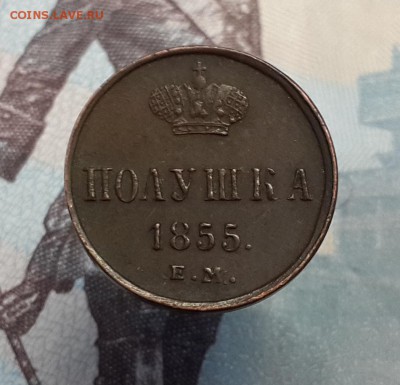 Полушка 1855 ЕМ. Хорошая. На оценку. - 20161016_122029