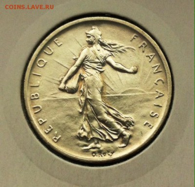 5 франков 1960г. , Франция , Ag835 , до 22.10.16г. - 5фр-1960-4
