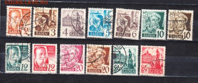 Германия Баден 1947-48 13м - 24