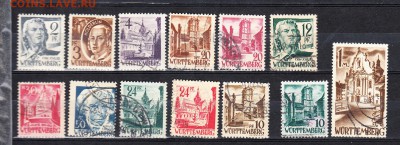 Германия WURTTEMBERG 1947-48 13м - 27