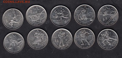 Канада 25ц олимпиада в Ванкувере 10монет - 85