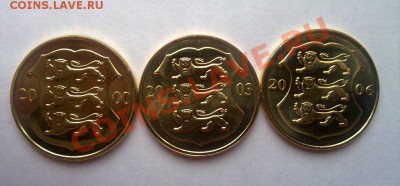 Эстония 1крона 2000,03,06 до 21.00 24.12 - Эстония погодовка-2