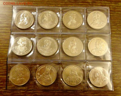 ПОЛЬША - КОРОЛИ наб. 12 штук до 23.10, 22.00 - Польша набор Польские короли 12 шт_1