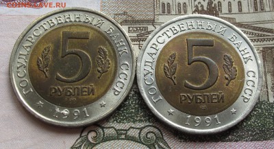 Красная Книга 1991 5 руб - 2 монеты до 23.10.16 в 22.00 - IMG_2138.JPG