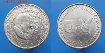 2 доллара 1952г D Карвер,Букер до 19.10. 22-00 мск - Q64POG29LS4