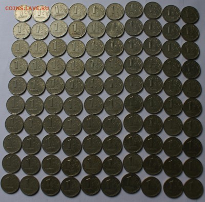 1 руб. 1999г. ммд и спмд 100шт - DSC05923.JPG