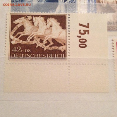 Германия рейх скачки коричневая лента 42 до 21.10 - K9btNRU4Aeo