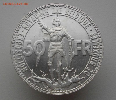 БЕЛЬГИЯ 50 франков 1935. Серебро. ПОДЛИННОСТЬ ??? - 1_9_37139657