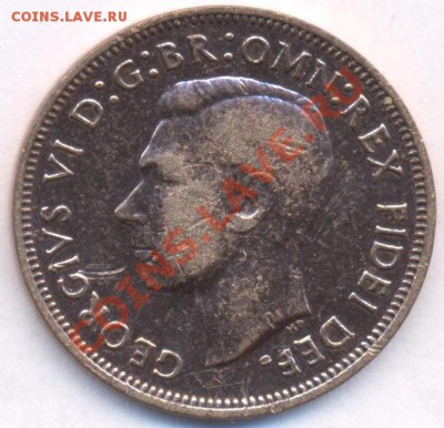 2 пенни.1951 г.До 21.12.10 г.20-00 МСК. - Британия полпенни 51.1