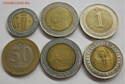 с 1 рубля! биметалл иностранный 6 шт. разные - 100_6044