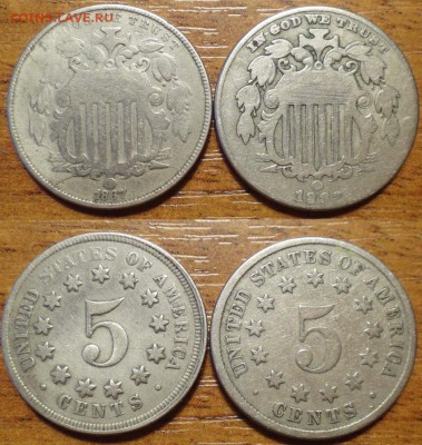 на оценку США 5ц 1867 и 1883  1ц 1880 и 1887 - DSC03253_новый размер.JPG