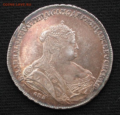 1 Рубль 1738 года - 1 руб 1738 ав