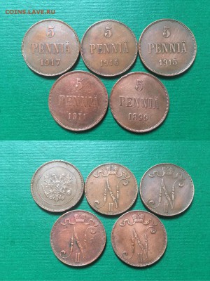 5 пенни, 1899-1917гг, 5 шт. - IMG_6848.JPG