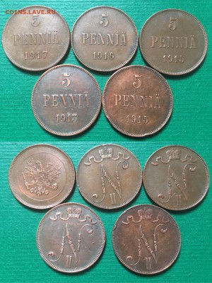 5 пенни, 1913-1917гг. 5 шт. - IMG_6849.JPG