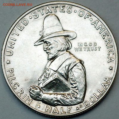 США_полудоллар 1920 "Pilgrim Halfdollar"; до 20.10_22.02мск - 10653