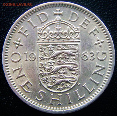 Великобритания_1 шиллинг 1963 "Англичанин"; до 20.10_22.03мс - 12525