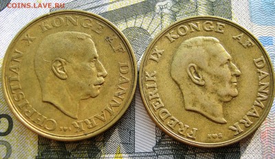ДАНИЯ 2x1 кроне 1947.РАЗНЫЕ. Кристиан Х и Фредерик IX.26.10. - 039.JPG