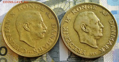 ДАНИЯ 2x1 кроне 1947.РАЗНЫЕ. Кристиан Х и Фредерик IX.26.10. - 038.JPG