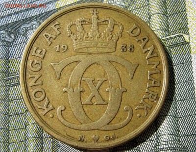 ДАНИЯ 1 крона 1938. РЕДКАЯ. 26.10.2016. - 035.JPG
