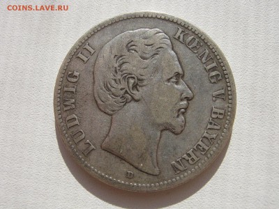  Бавария 2 марки 1877 король Людвиг II до 23.10 - IMG_0014