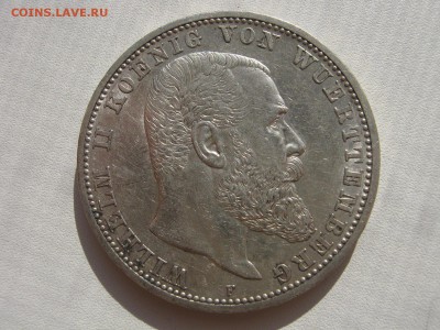 Германия Вюртемберг 5 марок 1902 король Вильгельм II до23.10 - IMG_0042