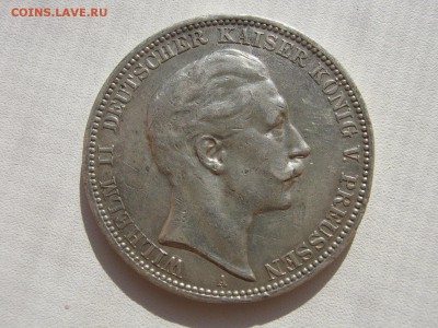 Германия 3 марки 1910 император Вильгельм II до 23.10 - IMG_0035