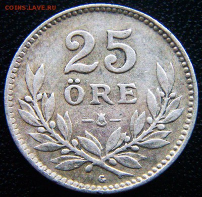 Швеция_25 эре 1939. Серебро; до 22.10_22.03мск - 12646