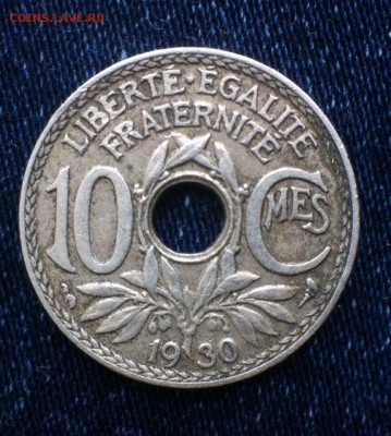 10 сантимов 1930,Франции,до 24.10. - a0UNOmqTvN0