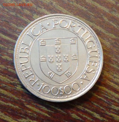 ПОРТУГАЛИЯ - БАРТОЛОМЕУ ДИАШ до 28.10, 22.00 - Португалия 100 эскудо 1989 мореплаватель Бартоломеу Диаш