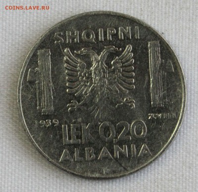 С 1 руб. АЛБАНИЯ под ИТАЛИЕЙ  0,2лек 1939г.   до 28.10. в 22 - IMG_3541.JPG