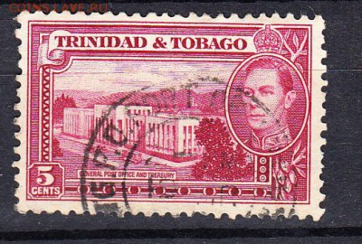 Колонии Тринидад и Тобаго 1938 1м 5ц - 155
