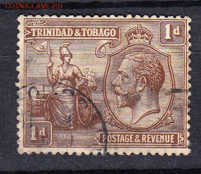 Колонии Тринидад и Тобаго 1922 1ц - 163