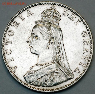 Великобритания_хороший двойной флорин 1887; до 23.10_22.01мс - 12711