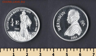 Острова: монеты, токены, жетоны, медали.. Названия и фото. - Reunion_1
